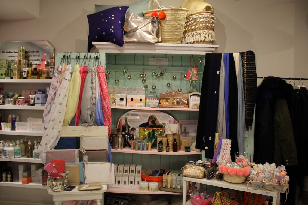 Interior shot of the shop Indian Summer 